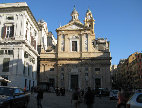 Chiesa del Gesu, Genova Italia