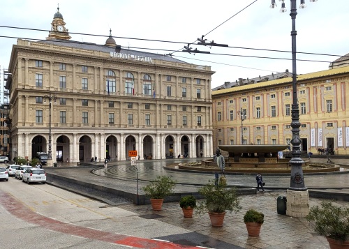 Ferrari Fountain, Genoa Italy