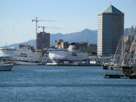 Genoa Italy Docks (Darsena)