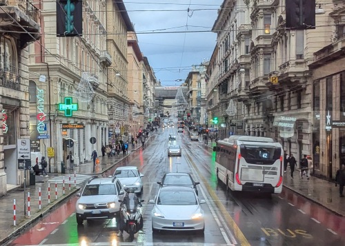 Public Transit in Genoa Italy