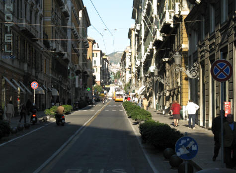 Public Transit in Genoa Italy