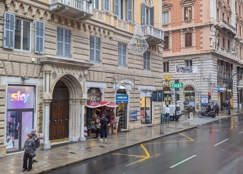 Shopping Districts in Genoa Italy