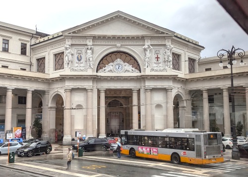 Stazione Brignole in Genoa Italy